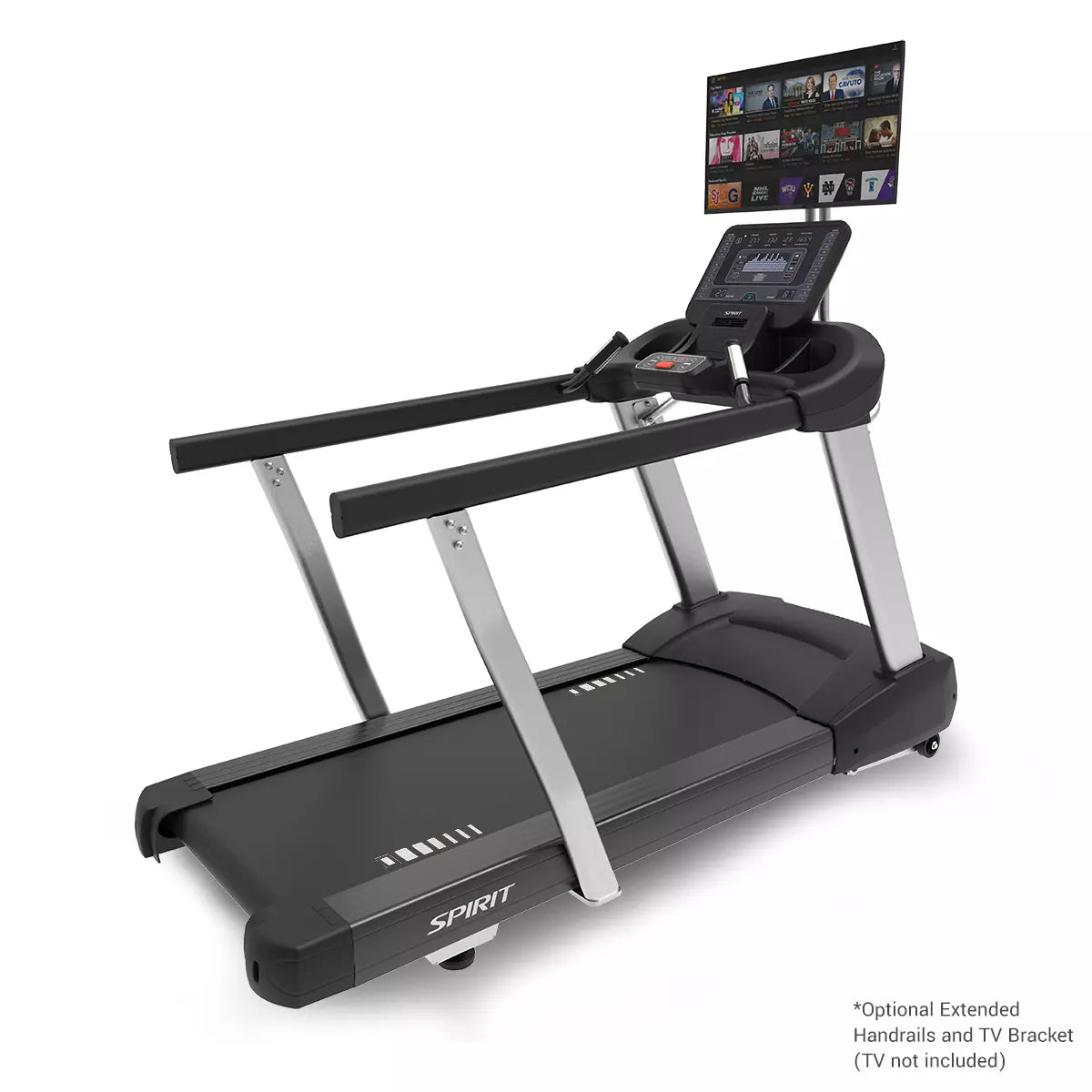 Spirit CT800 Treadmill - Final Stock Spirit Treadmill; Residentail Commercial Frame over 350lbs r_34_rear_view_tv-2_jpg_6434e333-822d-40a8-bc91-814080f7d6a2