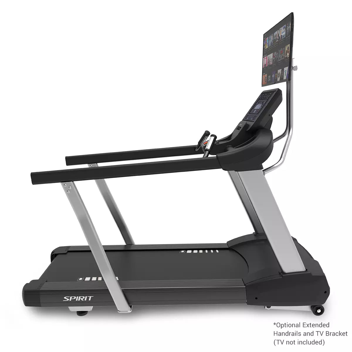 Spirit CT800 Treadmill - Final Stock Spirit Treadmill; Residentail Commercial Frame over 350lbs r_side_view_tv_jpg_b79a8882-2e17-4489-8ab7-7a34b9e11797