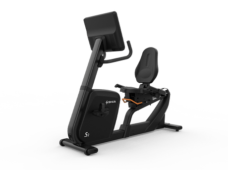 Shua B9100R Recumbent, 22in Touch recumbent bike, studio render 2 of 4