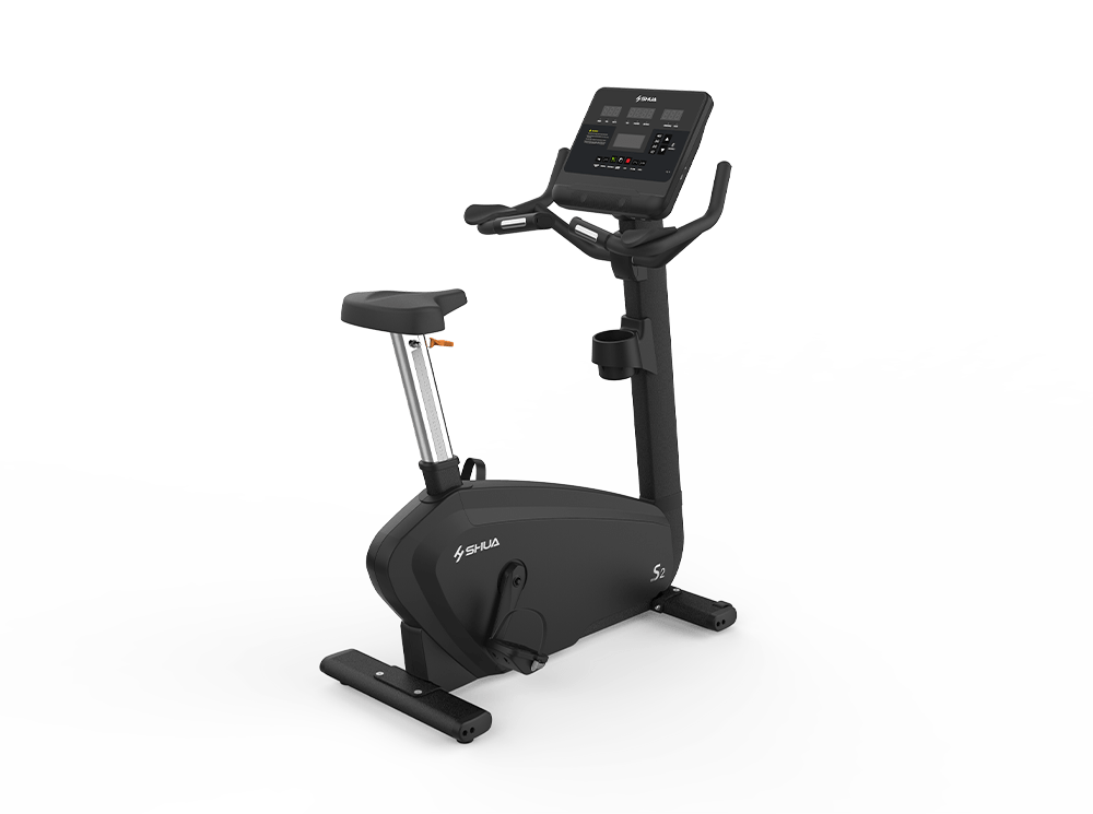 Shua B9100U Upright Bike, studio render 2 of 4