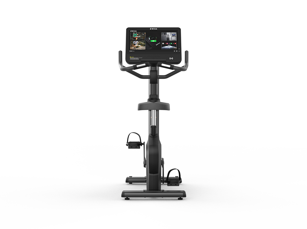 Shua B9100U Upright Bike, Touch, studio render 4 of 4