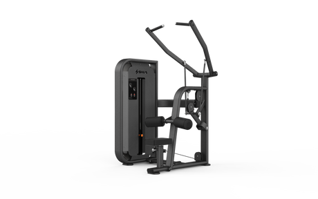 Shua G6806 Lat Pulldown selectorized machine, studio render 2 of 2