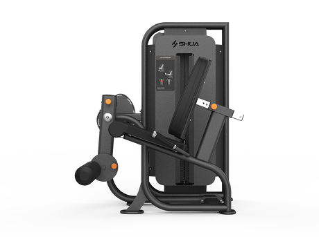 Shua G6810 Leg Extension selectorized machine, studio render 2 of 4