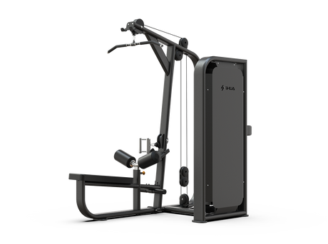 Shua G6892 Lat Pulldown/Row selectorized machine, studio render 2 of 4