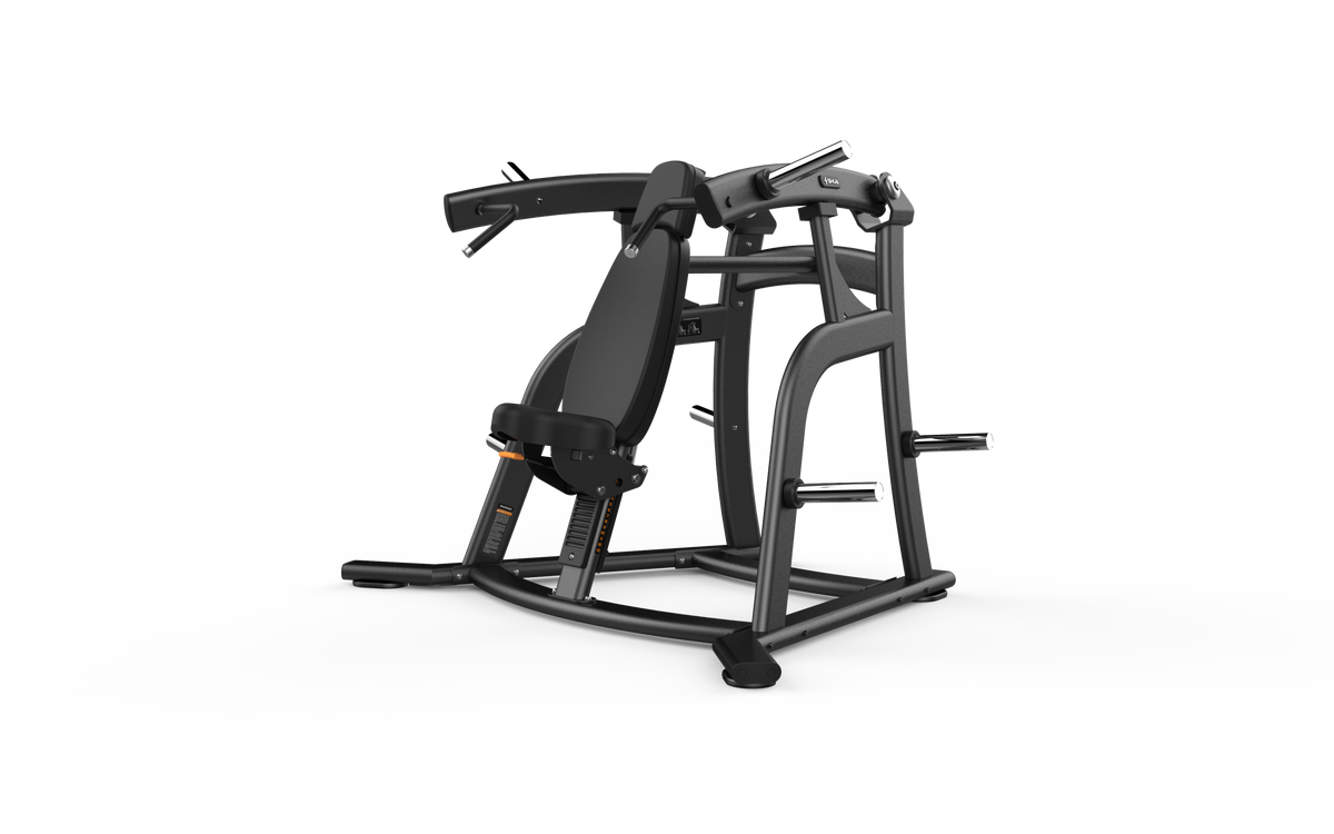 Shua G6905 Iso-Lateral Shoulder Press plate loaded machine, studio render 1 of 4