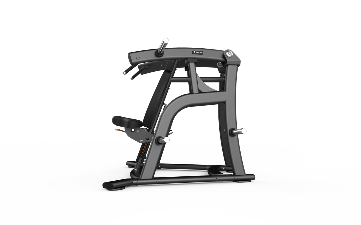 Shua G6905 Iso-Lateral Shoulder Press plate loaded machine, studio render 3 of 4