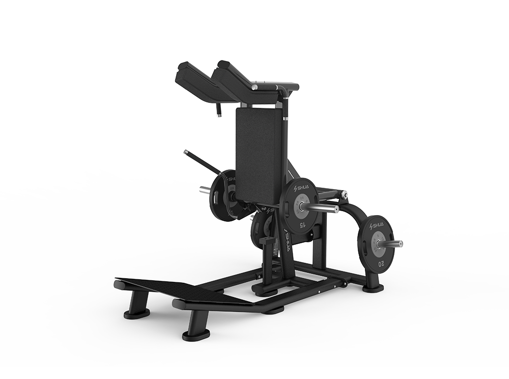 Shua G6913 V Squat plate loaded machine, studio render 1 of 3