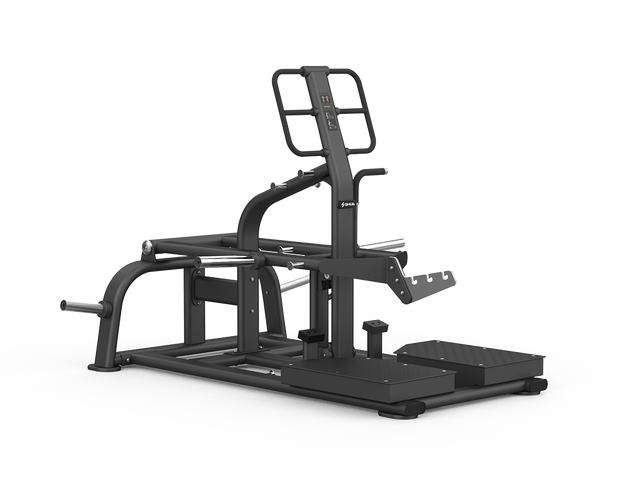 Shua G6920 Belt Squat plate loaded machine, studio render 1 of 4
