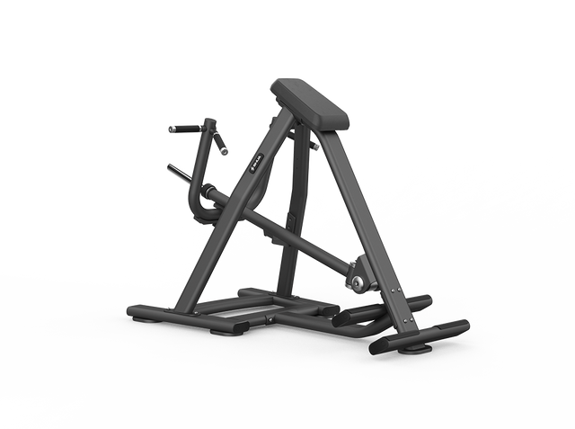 Shua G6921 T Bar Row plate loaded machine, studio render 1 of 4