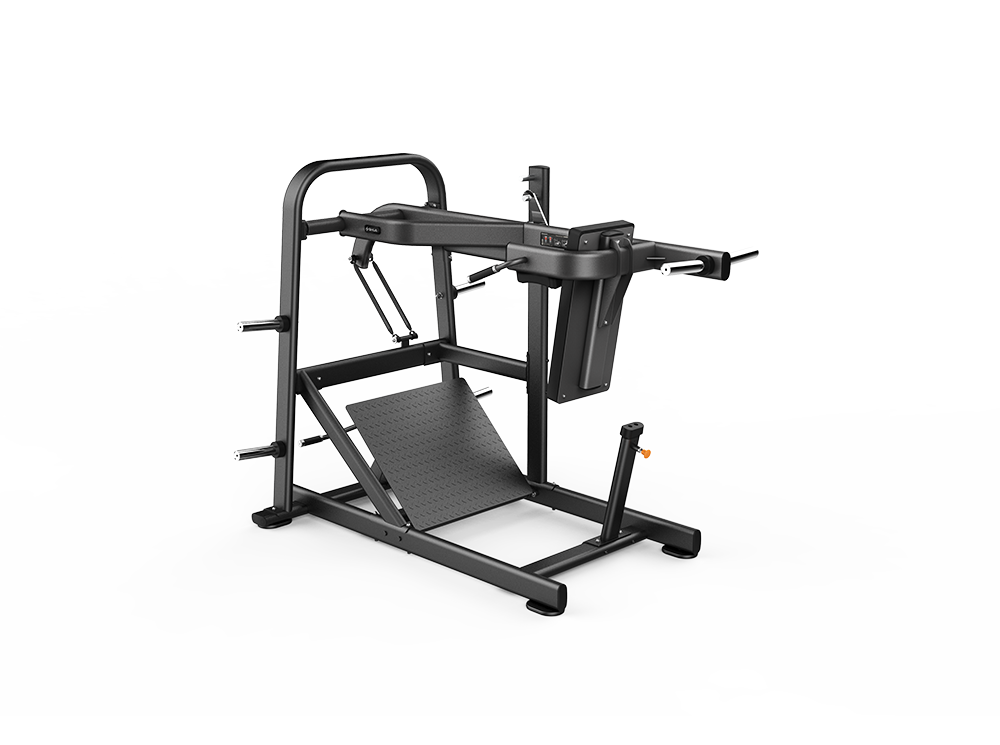 Shua G6924 Pendulum Squat plate loaded machine, studio render 1 of 4