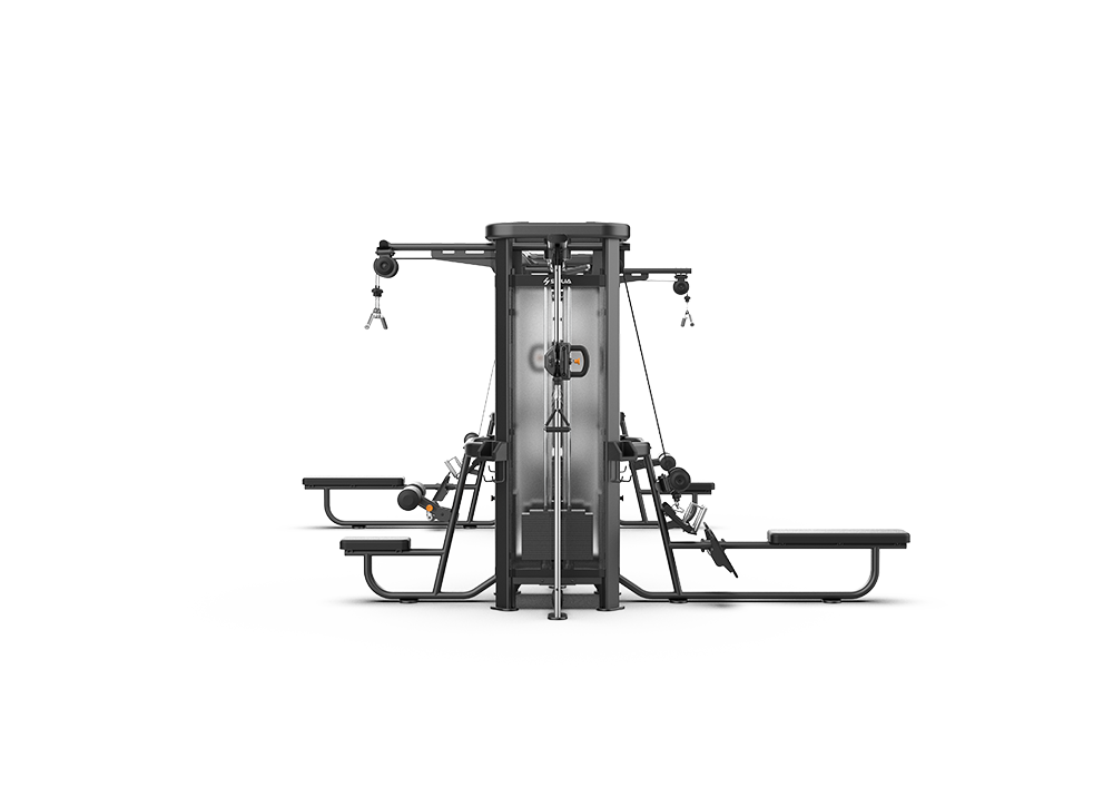 Shua G7233B 8-Station multi-station gym, studio render 2 of 4