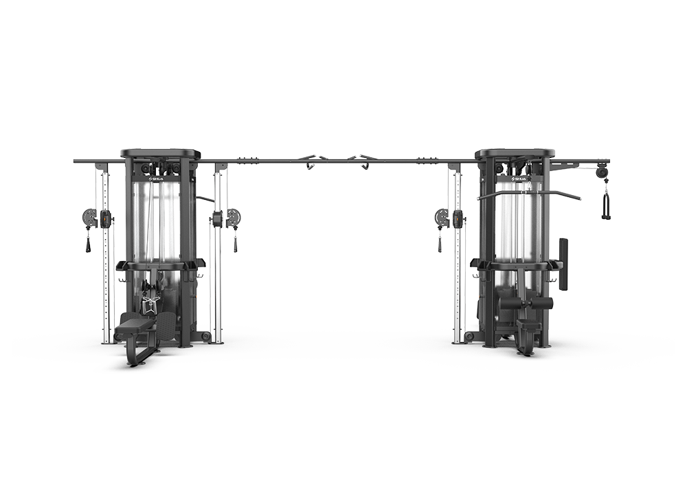 Shua G7233B 8-Station multi-station gym, studio render 3 of 4