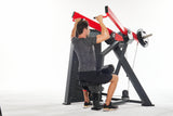 Shua G7703 Hybrid Lat Pulldown selectorized machine, studio render 2 of 5