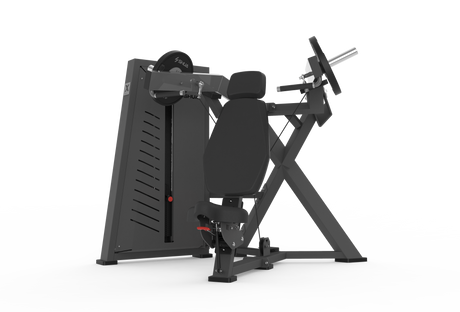 Shua G7705 Hybrid Shoulder Press selectorized machine, studio render 2 of 2