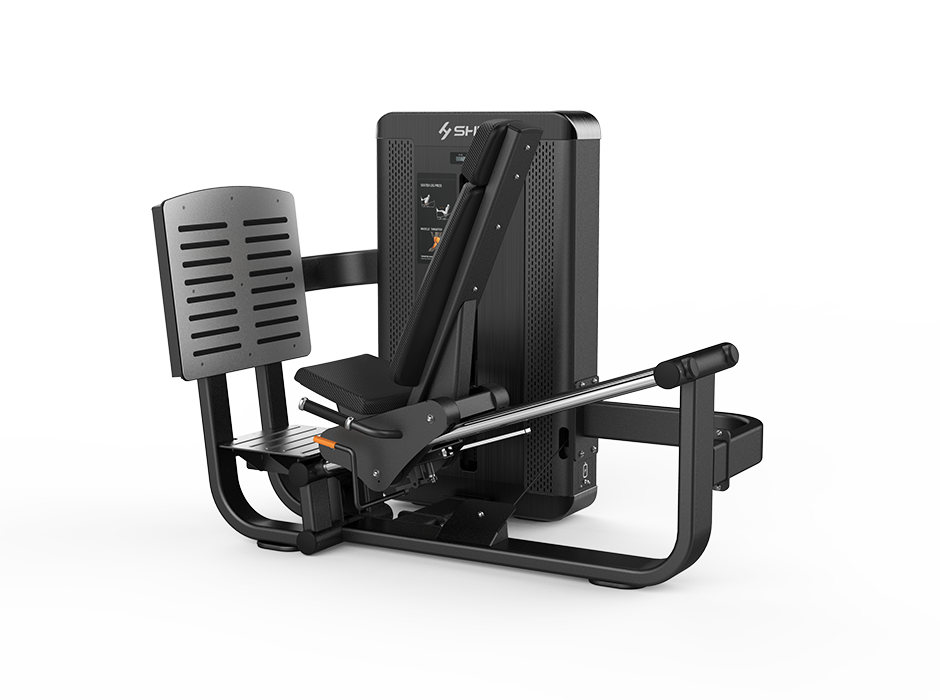 Shua G8805 Seated Leg Press selectorized machine, studio render 1 of 5