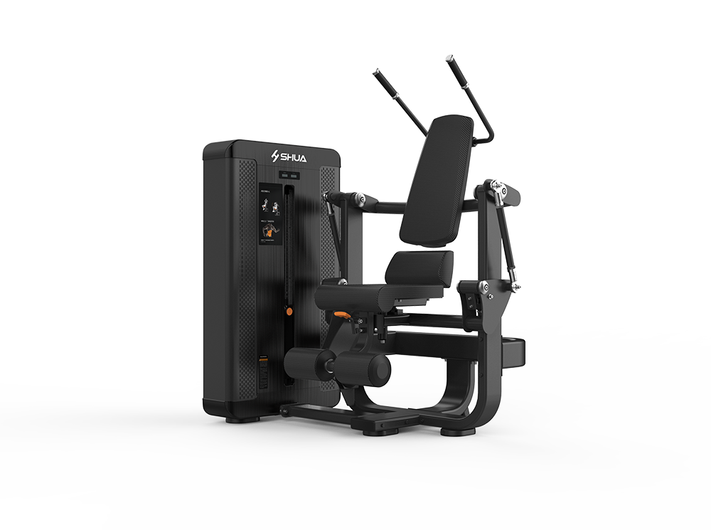 Shua G8814 Abdominal selectorized machine, studio render 1 of 3