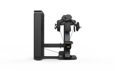 Shua G8821 Lateral Raise selectorized machine, studio render 2 of 4