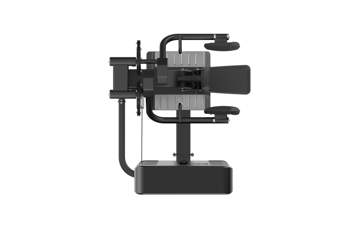 Shua G8821 Lateral Raise selectorized machine, studio render 3 of 4