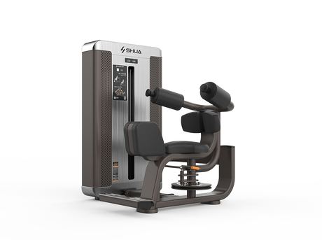 Shua G8822 Rotary Torso selectorized machine, studio render 2 of 2
