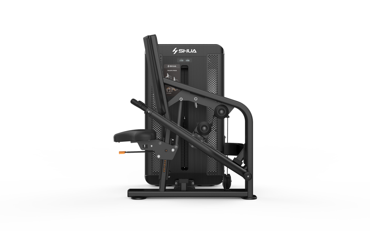 Shua G8826 Triceps Press selectorized machine, studio render 4 of 4