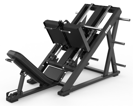 Shua G8919 Iso Linear Leg Press plate loaded machine, studio render 2 of 2