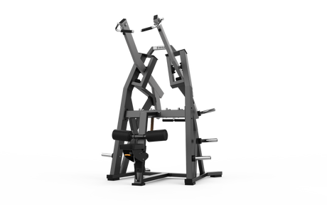 Shua G8927 Iso-Lateral Lat Pulldown plate loaded machine, studio render 2 of 2