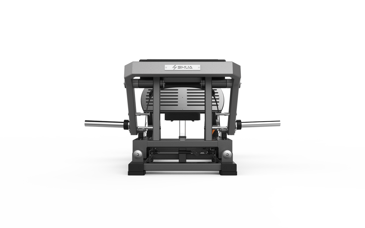 Shua G8928 Glute Trainer plate loaded machine, studio render 3 of 5