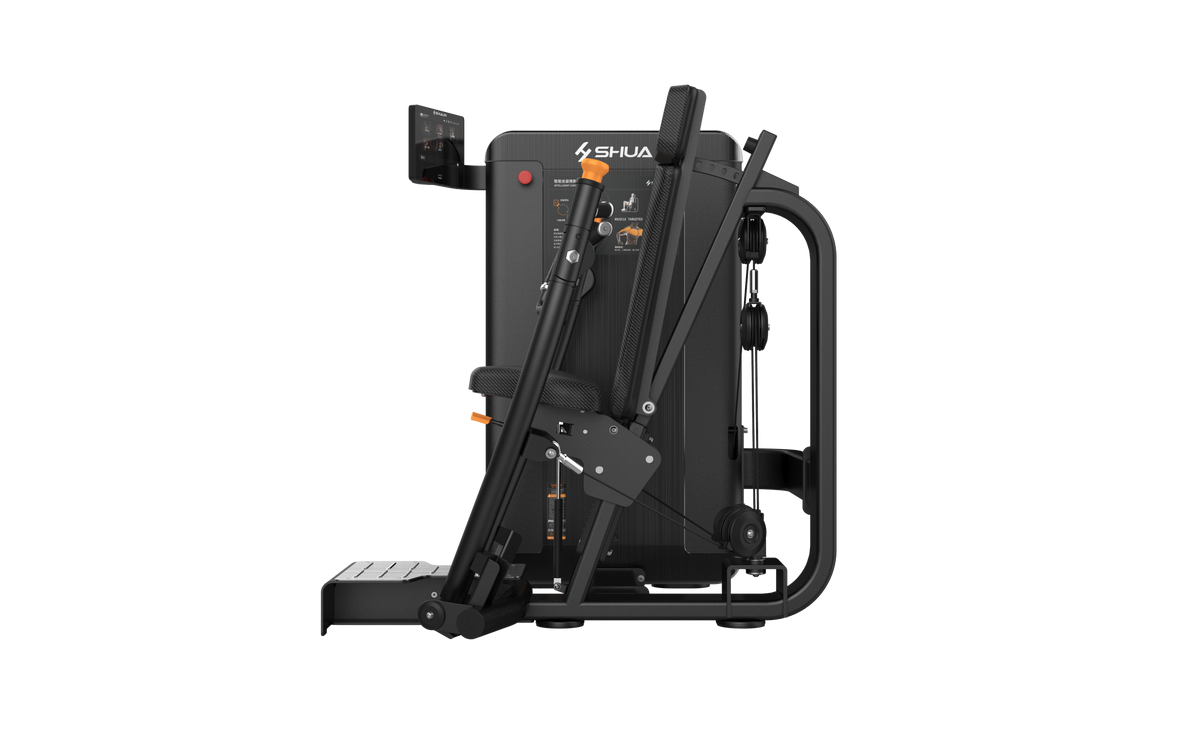 Shua G9801 Smart Chest Press selectorized machine, studio render 4 of 4