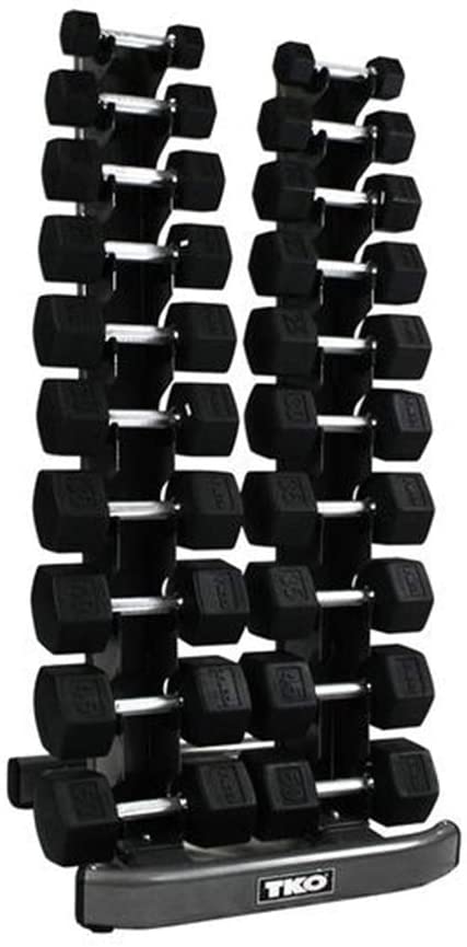 TKO 10 Pair Vertical Dumbbells Rack - Final Stock