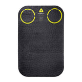 TRX YBell Exercise Mat top view with yellow circles