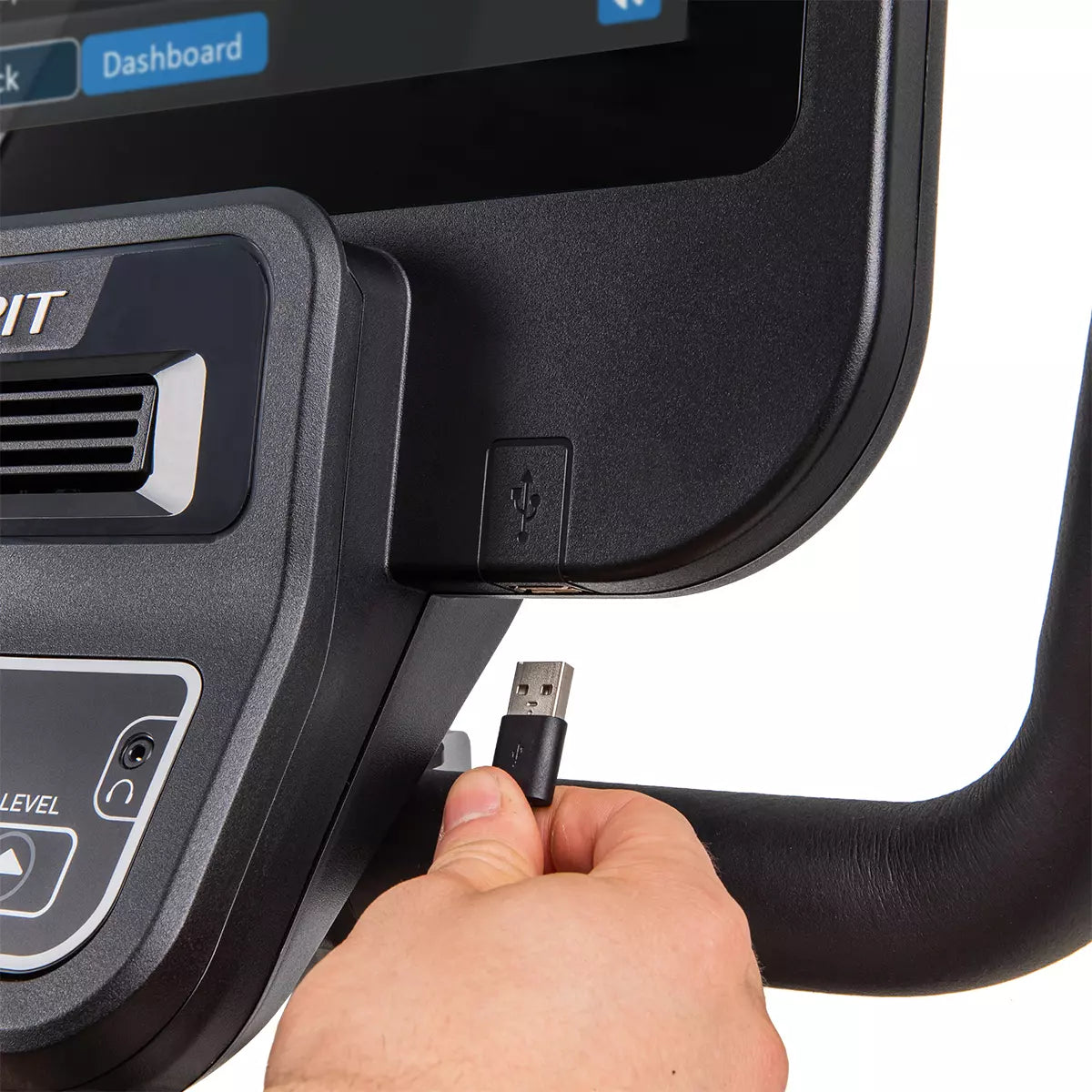 Spirit Fitness CR800 ENT Commercial Recumbent Bike Spirit Bike; Commercial usb_1_jpg_365015c1-1f5d-482a-b054-fbb79f2fe672