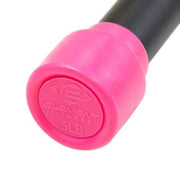 Element Fitness Body Bar pink end cap with 5LB marking