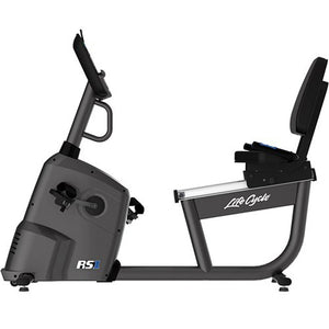 Life Fitness RS1 Lifecycle Exercise Bike comfortable step through exercise bike