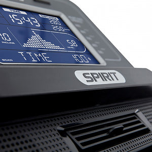 Spirit XE295 Elliptical console close up